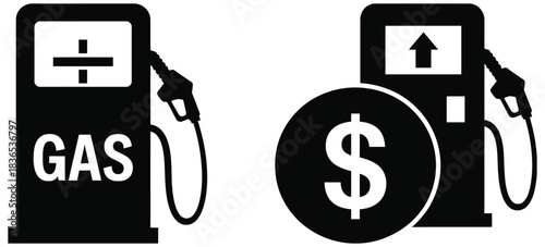 Gas Crisis in Europe, North Stream Pipeline, and Rising Gas Prices, vector illustration or icon set showing energy shortage, fuel cost increase, geopolitical tension, European market alerts, 