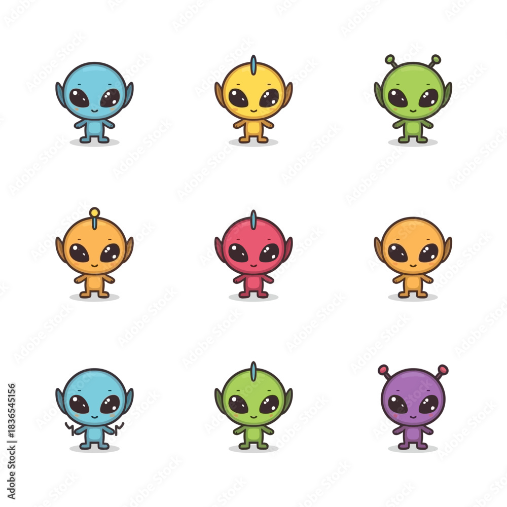 Obraz premium Cute Zombie Icon Very Cool Design