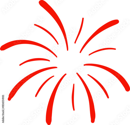 Firework Explosion Illustration