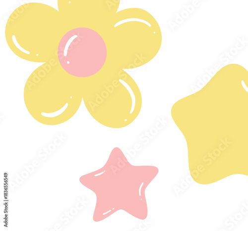 Set of Pastel Balloon Shapes