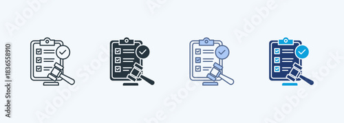 Compliance Multiple Style Icon Collection