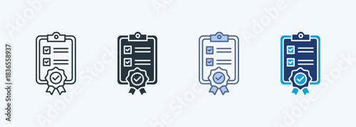 Standardization Multiple Style Icon Collection