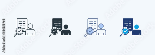 Audit Multiple Style Icon Collection