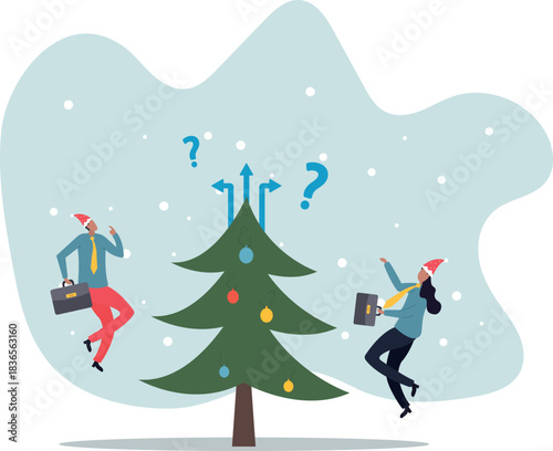 Direction choice, crossroad or decision for career path, choosing path way, challenge or opportunity doubt, determination or tough decision.about a man and his life.