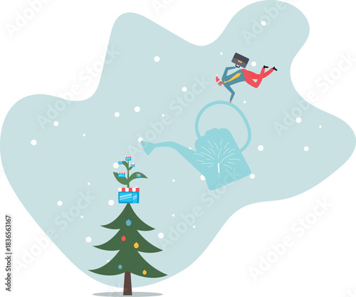 Growing business or expand shop, entrepreneur to start business building company, raising or develop success plan.about a man and his life.