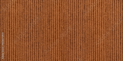 Woven brown bamboo mat texture pattern for a rough natural textile backdrop