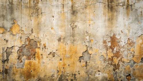 Aged Peeling Plaster Wall Texture Background
