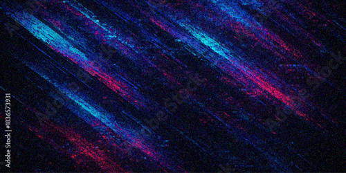 Abstract dark blue grunge texture pattern design with purple violet space smoke backdrop