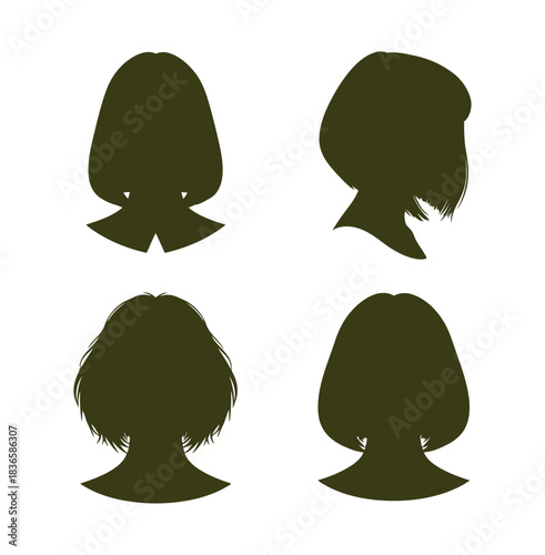 Four dark silhouettes of spades playing cards against a clean white background