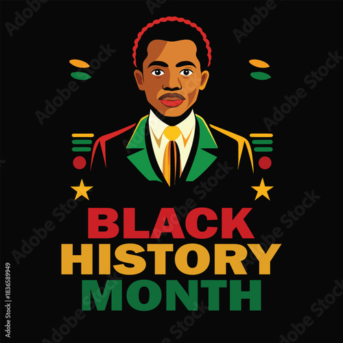 Black History Month Commemoration Portrait