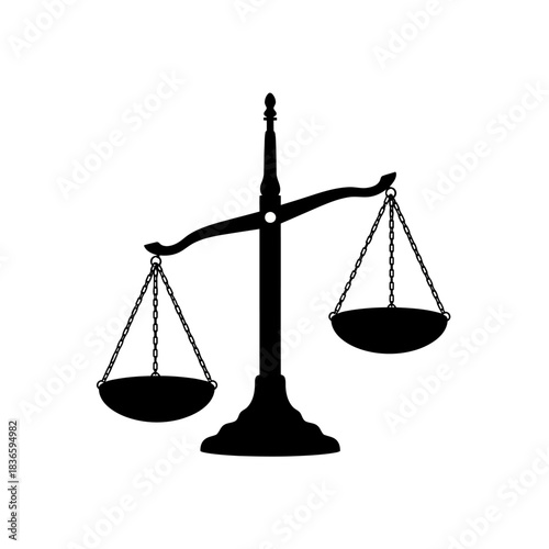 Balance scale icon representing law, justice, and fairness