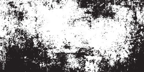 Wallpaper Mural Abstract black and gray grunge concrete cement texture. transparent background black grungy scratched  stone vector illustration. Torontodigital.ca