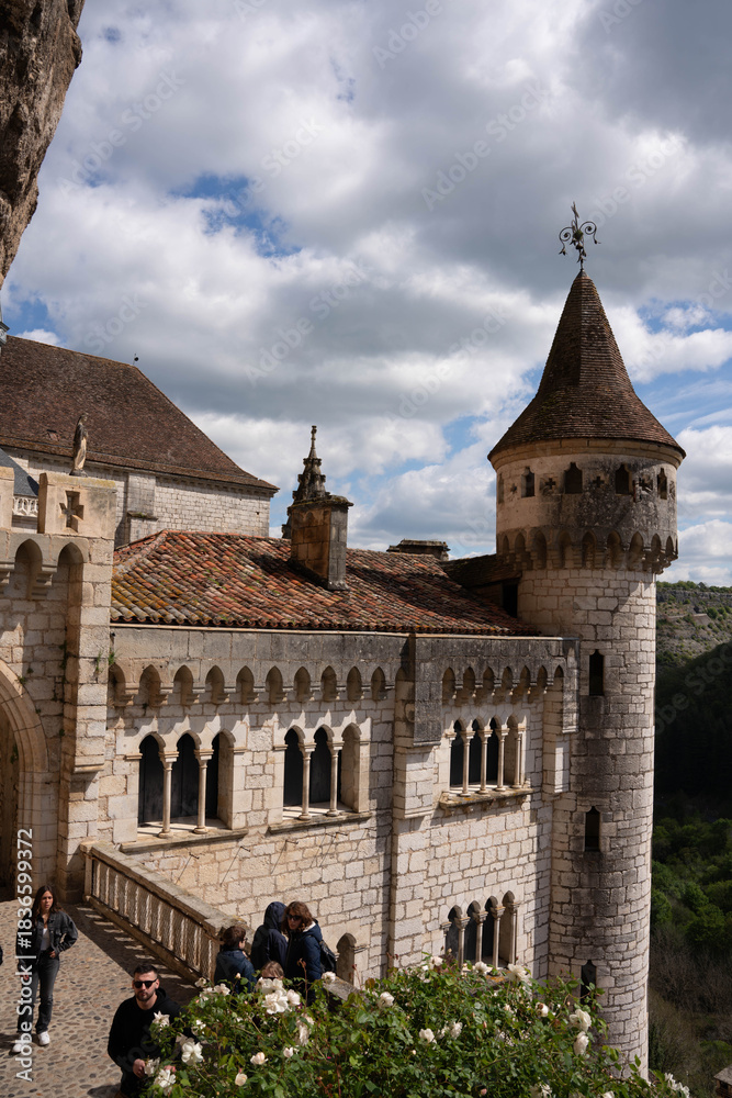 Fototapeta premium City of rocamadour in france