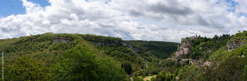 Fototapeta premium City of rocamadour in france