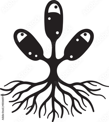 Enchanting tree nymph spirit in greek mythology art