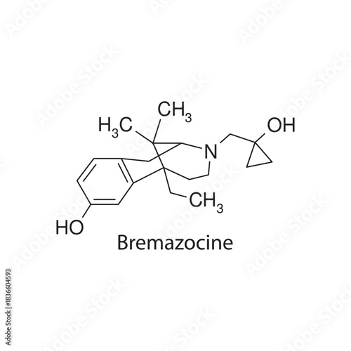 BRL-52537 Molecular Structure Illustration