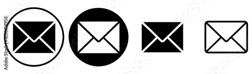 mail envelope email icon set