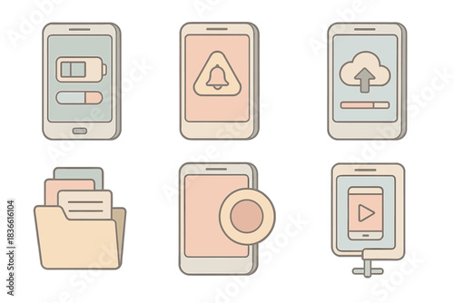 set of household appliances