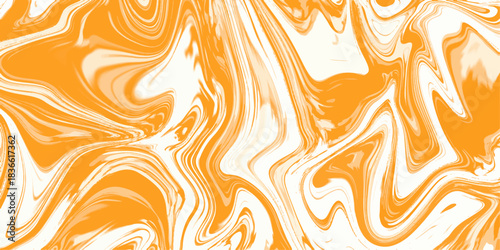 Abstract art of beautiful paint of marble. With beautiful fantasy ink patterns. Yellow paint swirls to make and abstract background. Liquid acrylic picture with flows and splashes. Mixed paints for ba