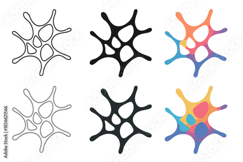 Cosmic Energy Patterns. Abstract interpretation of dark matter web as interlocking energy pattern, merging science and cosmic