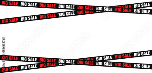 Big Sale Announcement Banner With Bold Lettering a Bold Advertisement for Massive Discounts and a Limited Time Offer Encouraging Immediate Purchases
