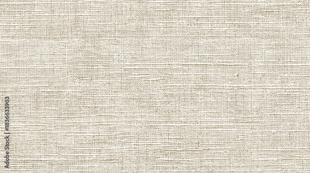 Fototapeta premium Soft woven fabric displayed in neutral tones adds elegance to any living space decor.