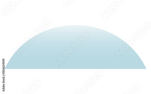 Hill covered with snow, snowdrift isolated on transparent background. Hand drawn flat vector illustration. Traditional Christmas, New Year, winter, seasonal design element, holiday clip art