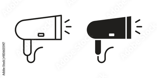 Barcode scanner icons collection. Thin linear and black flat icons