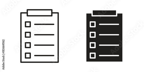 Architecture plan icons on white background. Line vector sign, symbol for web and mobile