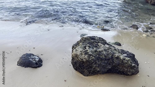 Amazing rocky scenic becahes of Algarve coast, Portugal. Breathtaking famous beach Praia da Marinha with yellow rocks with arc . 