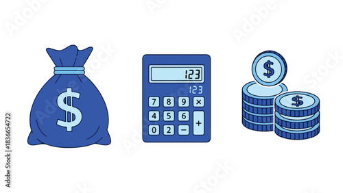 Financial Transactions Wallet Cash and ATM Machine for Banking Needs