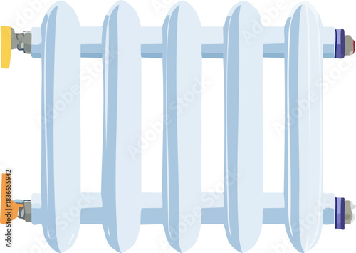 ısıtma radyatörü izole edilmiş 