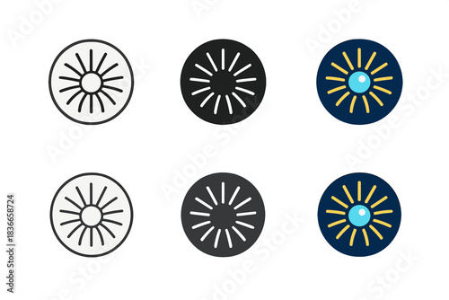 Sea Urchin Symbolism. Sea Urchin Pearl Spine, minimalist sea-inspired symbol merging circular motion, detail, and luminescence,