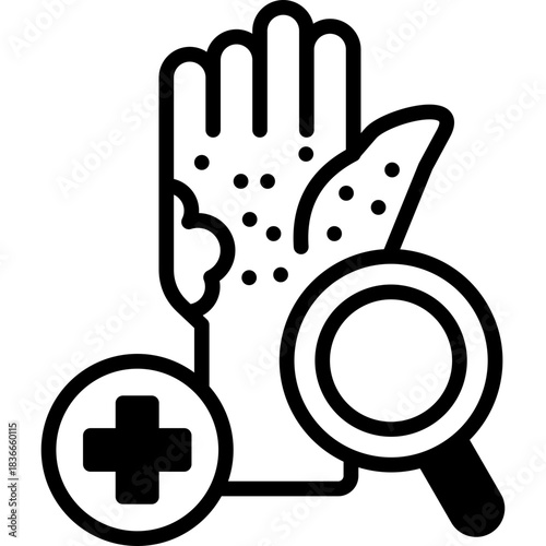 Dermatology mixed icon