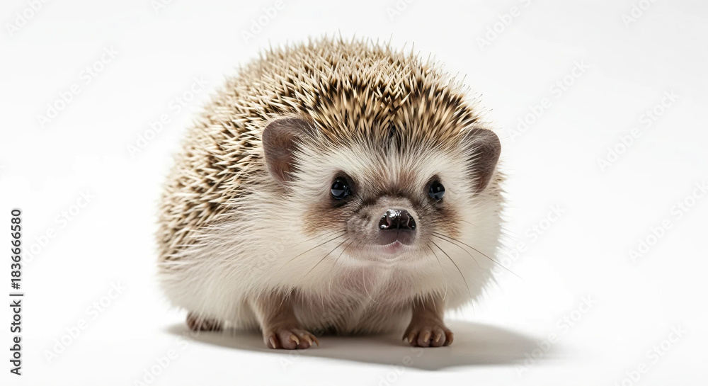 Obraz premium hedgehog on white background