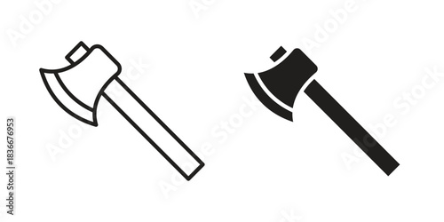 Axe icons Symbol, logo illustration. icon concept for web design