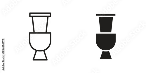 Bathroom icons Symbol, logo illustration. icon concept for web design