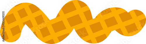 Wavy Waffle Abstract Shape