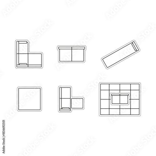 floor plan furniture layout illustrating interior design options for residential spaces creating design blueprints for home remodeling and furniture arrangement