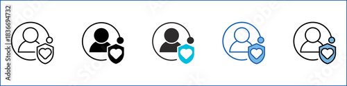 Consumer Relationship Management Single Icon Multistyle Illustration