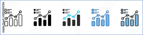 Metric Single Icon Multistyle Illustration
