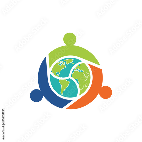 global collaboration diverse team working together towards a sustainable future symbolizing unity and environmental responsibility for corporate social initiatives