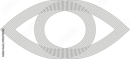 눈 모양 라인 도양