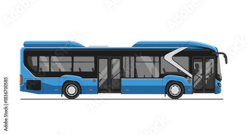 bus isolated on white background