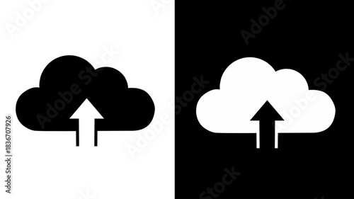 Cloud Upload Data Transfer Icon