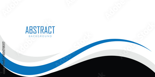 abstract creative minimalist black blue grey dynamic wave shapes design for business card, poster, background.