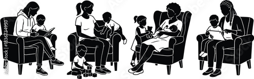 Childcare, parenting, early education, nurturing adults, reading time, playtime, bonding moments, family support, developmental learning, emotional care, preschool interaction, toddler