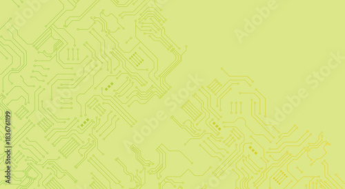 Abstract digital technology hi-tech futuristic background, cyber information communication, innovation future tech data, internet network connection, big data lines dots, circuit vector