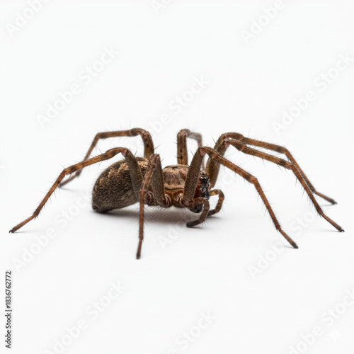 Spider with a white background 