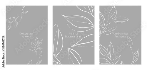 Set of three vertical backg...